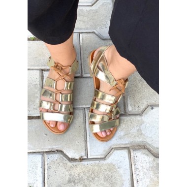 Gold Summer Sandals
